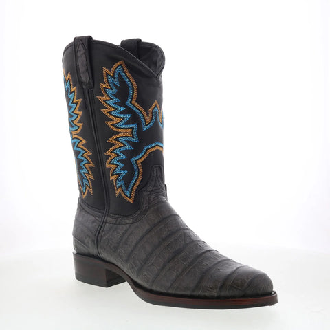 Dingo Trail Boss DI-108 Mens Black Extra Wide Leather Cowboy Western Boots