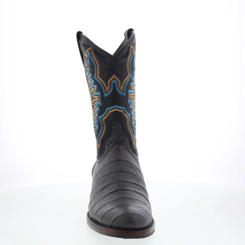 Dingo Trail Boss DI-108 Mens Black Extra Wide Leather Cowboy Western Boots