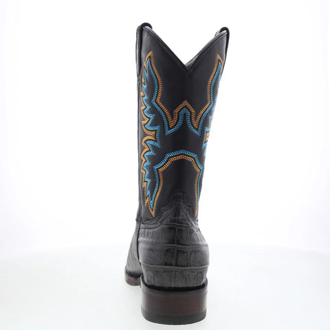 Dingo Trail Boss DI-108 Mens Black Extra Wide Leather Cowboy Western Boots