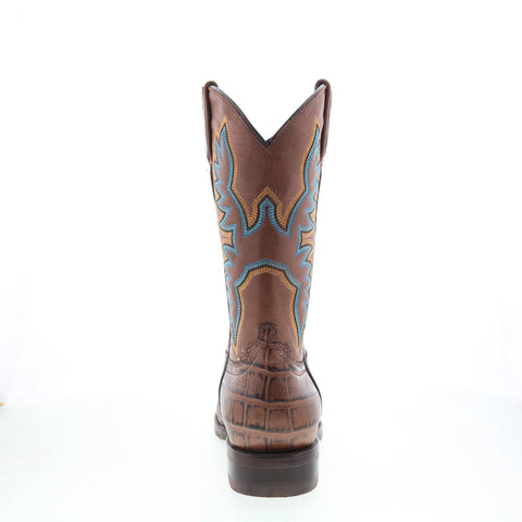 Dingo Trail Boss DI-108 Mens Brown Leather Pull On Cowboy Western Boots