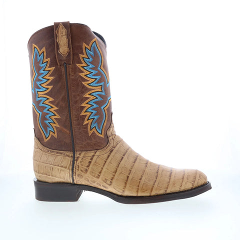 Dingo Trail Boss DI-108 Mens Brown Extra Wide Leather Cowboy Western Boots