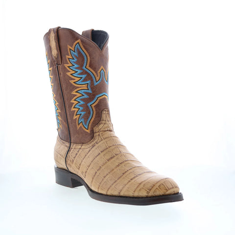 Dingo Trail Boss DI-108 Mens Brown Extra Wide Leather Cowboy Western Boots