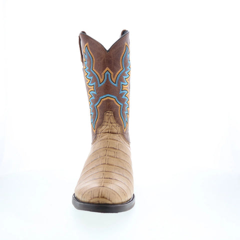Dingo Trail Boss DI-108 Mens Brown Extra Wide Leather Cowboy Western Boots