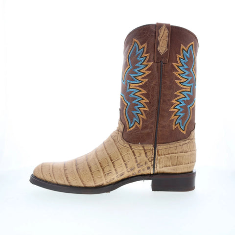 Dingo Trail Boss DI-108 Mens Brown Extra Wide Leather Cowboy Western Boots