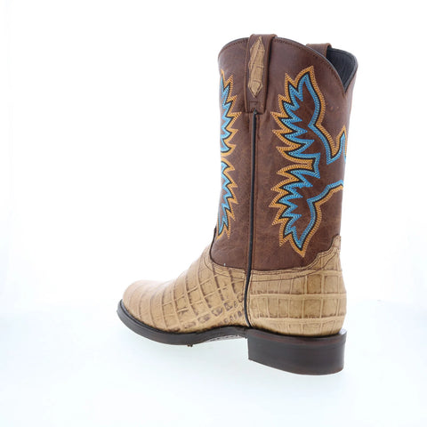 Dingo Trail Boss DI-108 Mens Brown Extra Wide Leather Cowboy Western Boots