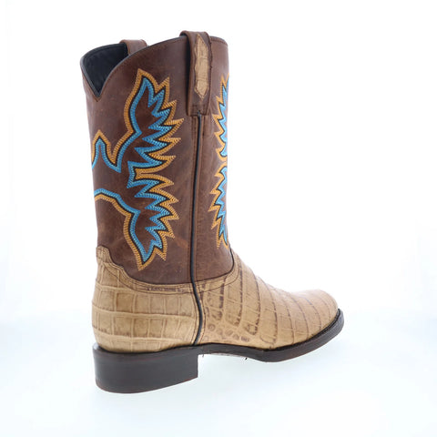 Dingo Trail Boss DI-108 Mens Brown Extra Wide Leather Cowboy Western Boots