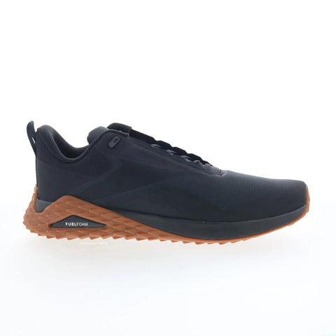 Reebok Trail Cruiser Mens Black Canvas Lace Up Lifestyle Sneakers Shoes