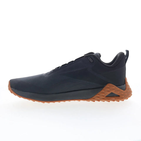 Reebok Trail Cruiser Mens Black Canvas Lace Up Lifestyle Sneakers Shoes