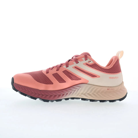 Inov-8 TrailFly 001149-DEPP Womens Pink Wide Synthetic Athletic Hiking Shoes