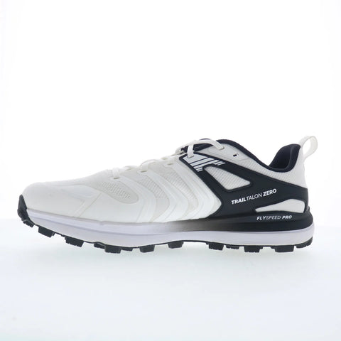 Inov-8 Trailtalon Zero 001480-WHBK Mens White Wide Athletic Hiking Shoes