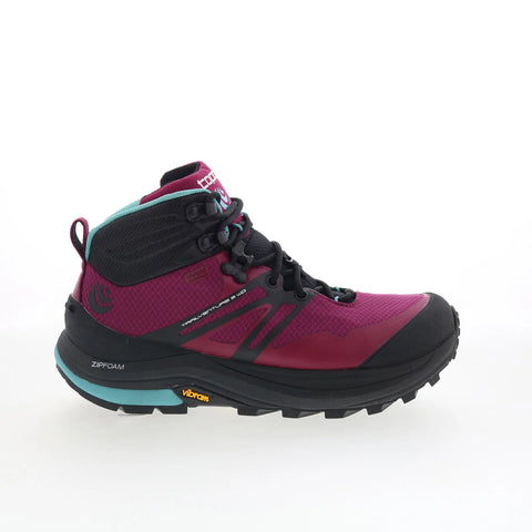 Topo Trailventure 2 W054 Womens Purple Canvas Lace Up Athletic Hiking Shoes