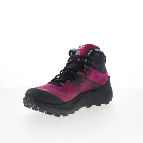 Topo Trailventure 2 W054 Womens Purple Canvas Lace Up Athletic Hiking Shoes