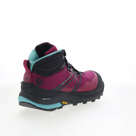 Topo Trailventure 2 W054 Womens Purple Canvas Lace Up Athletic Hiking Shoes