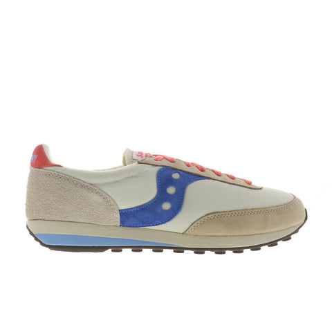 Saucony Trainer 80 S60987-1 Womens Beige Suede Lifestyle Sneakers Shoes