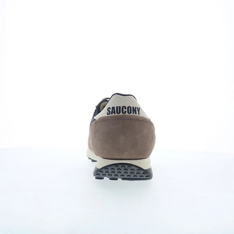 Saucony Trainer 80 S70884-12 Mens Black Suede Lifestyle Sneakers Shoes