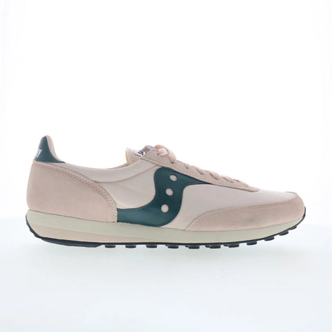 Saucony Trainer 80 S70884-15 Mens Pink Suede Lace Up Lifestyle Sneakers Shoes