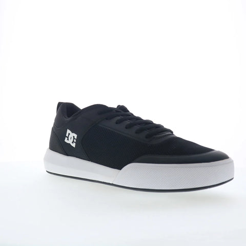 DC Transit ADYS700227-BKW Mens Black Canvas Skate Inspired Sneakers Shoes