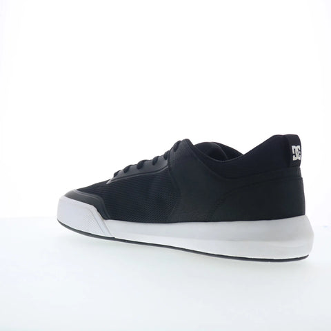 DC Transit ADYS700227-BKW Mens Black Canvas Skate Inspired Sneakers Shoes