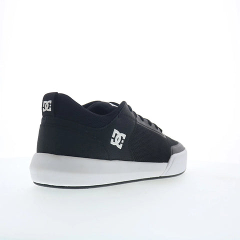 DC Transit ADYS700227-BKW Mens Black Canvas Skate Inspired Sneakers Shoes