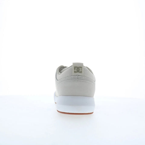 DC Transit ADYS700227-CFW Mens Gray Leather Skate Inspired Sneakers Shoes