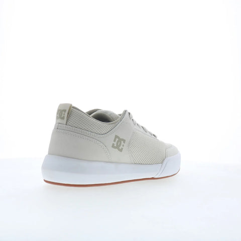 DC Transit ADYS700227-CFW Mens Gray Leather Skate Inspired Sneakers Shoes