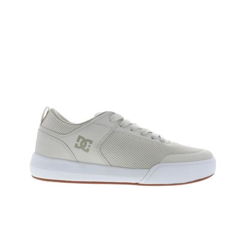 DC Transit ADYS700227-CFW Mens Gray Leather Skate Inspired Sneakers Shoes