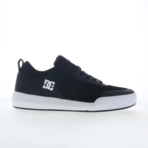 DC Transit ADYS700232-BKW Mens Black Leather Skate Inspired Sneakers Shoes