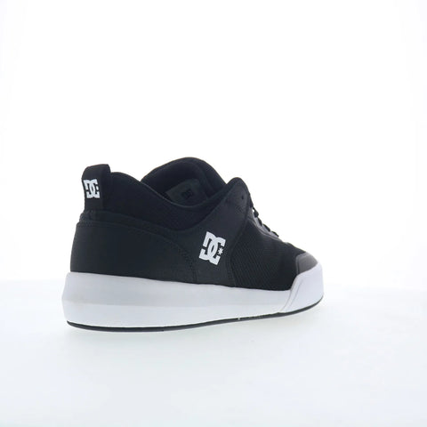 DC Transit ADYS700232-BKW Mens Black Leather Skate Inspired Sneakers Shoes