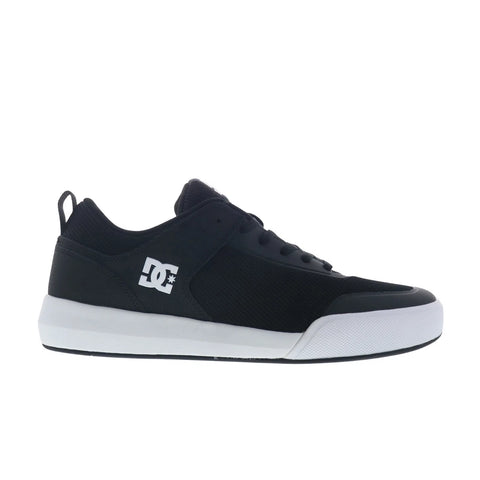 DC Transit ADYS700232-BKW Mens Black Leather Skate Inspired Sneakers Shoes