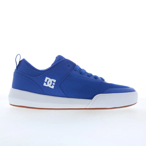 DC Transit ADYS700232-BWT Mens Blue Leather Skate Inspired Sneakers Shoes