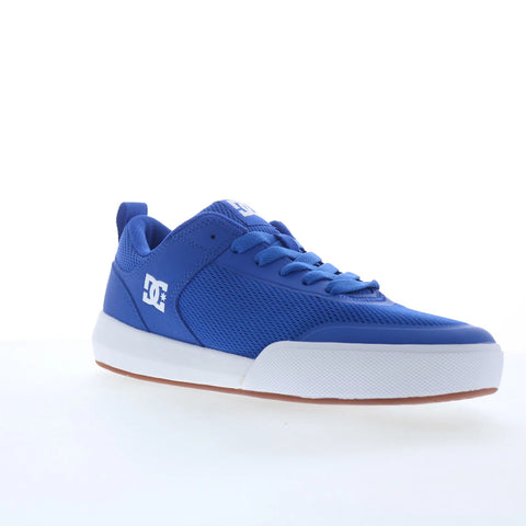 DC Transit ADYS700232-BWT Mens Blue Leather Skate Inspired Sneakers Shoes