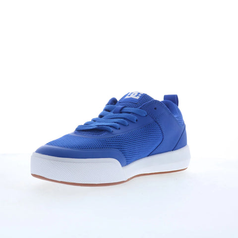 DC Transit ADYS700232-BWT Mens Blue Leather Skate Inspired Sneakers Shoes