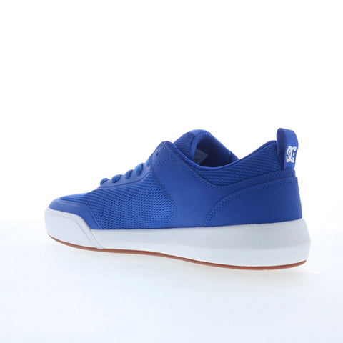 DC Transit ADYS700232-BWT Mens Blue Leather Skate Inspired Sneakers Shoes