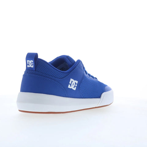 DC Transit ADYS700232-BWT Mens Blue Leather Skate Inspired Sneakers Shoes