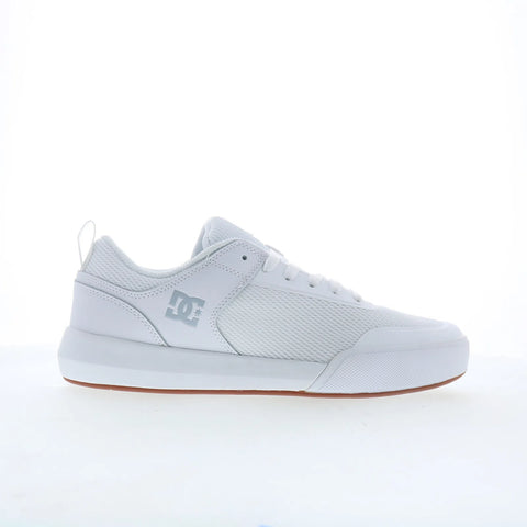 DC Transit ADYS700232-WG5 Mens White Leather Skate Inspired Sneakers Shoes