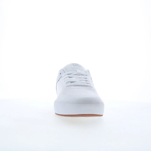 DC Transit ADYS700232-WG5 Mens White Leather Skate Inspired Sneakers Shoes