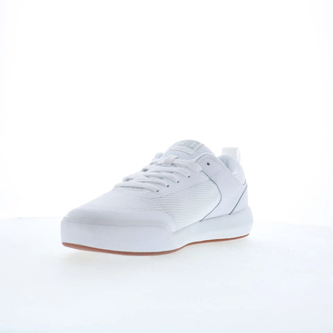 DC Transit ADYS700232-WG5 Mens White Leather Skate Inspired Sneakers Shoes