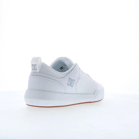 DC Transit ADYS700232-WG5 Mens White Leather Skate Inspired Sneakers Shoes