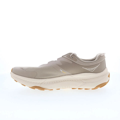 Hoka Transport 1123153-DEGG Mens Beige Mesh Slip On Athletic Hiking Shoes