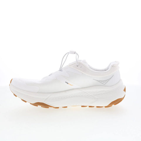Hoka Transport 1123154-WWH Womens White Synthetic Athletic Hiking Shoes