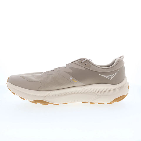 Hoka Transport Wide 1164370-DEGG Mens Beige Wide Mesh Athletic Hiking Shoes