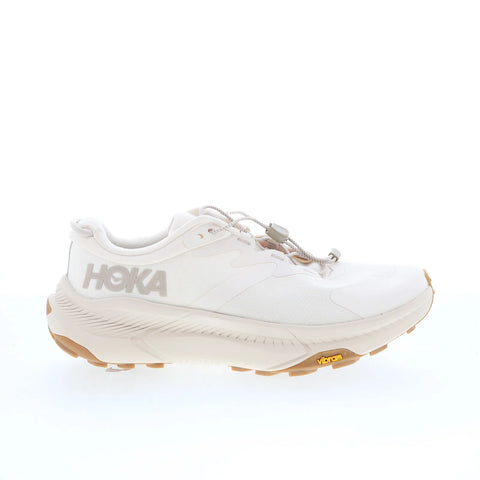 Hoka Transport Wide 1164371-EEGG Womens White Wide Mesh Athletic Hiking Shoes