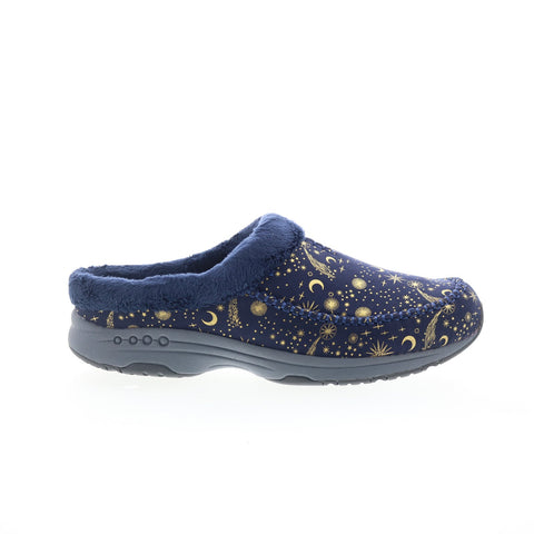 Easy Spirit Travelfurr 2 SETRAVELFURR2 Womens Blue Clog Flats Shoes