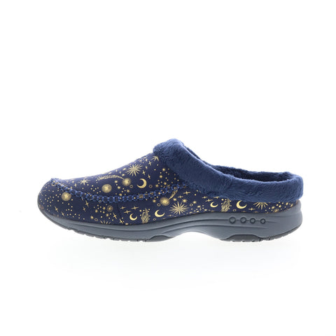 Easy Spirit Travelfurr 2 SETRAVELFURR2 Womens Blue Clog Flats Shoes