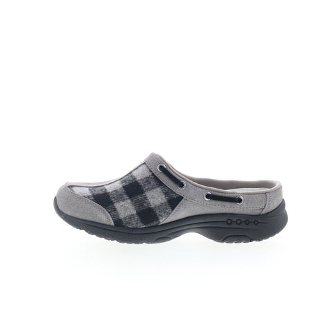 Easy Spirit Travelport 107 Martha Stewart Womens Gray Narrow Flats Shoes