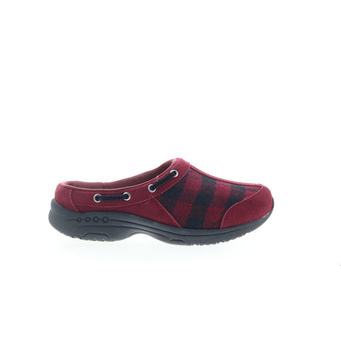 Easy Spirit Travelport 107 Martha Stewart Womens Red Clog Flats Shoes