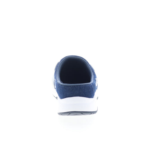 Easy Spirit Travelport 99 SETRAVELPORT99 Womens Blue Clog Flats Shoes