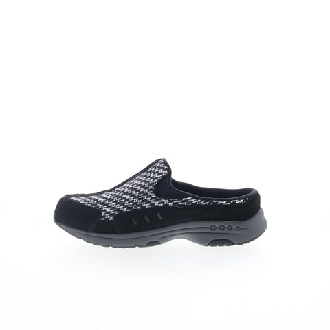 Easy Spirit Traveltime 555 Martha Stewart Womens Black Wide Flats Shoes