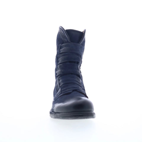 A.S. 98 Traver 516203-301-6905 Womens Blue Suede Zipper Casual Dress Boots