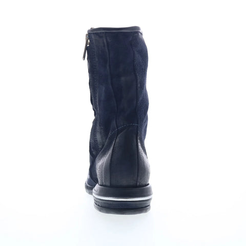 A.S. 98 Traver 516203-301-6905 Womens Blue Suede Zipper Casual Dress Boots
